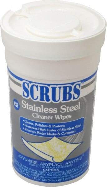 Scrubs - Wipes Metal Cleaner - Center Pull Bucket - USA Tool & Supply