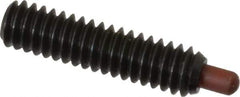 Gibraltar - 1/4-20, 1" Thread Length, 3/16" Plunger Projection, Steel Threaded Spring Plunger - 0.116 - 0.118" Max Plunger Diam, 1" Plunger Length, 1 Lb Init End Force, 4 Lb Final End Force - USA Tool & Supply