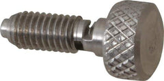 Gibraltar - 10-32, 0.4" Thread Length, 0.104" Max Plunger Diam, 0.5 Lb Init to 3 Lb Final End Force, Knob Handle Plunger - Knurled Knob, 0.46" Body Length, 0.4" Length Under Head/Shoulder, 3/32" Plunger Projection - USA Tool & Supply