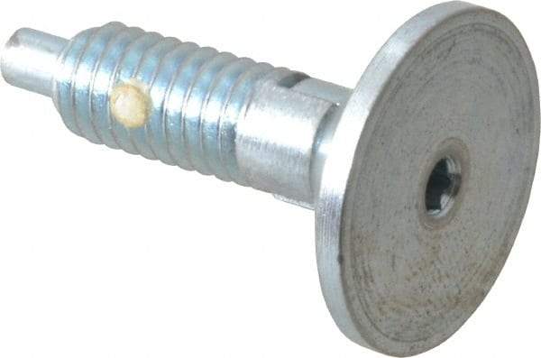 Gibraltar - 5/16-18, 0.53" Thread Length, 0.154" Max Plunger Diam, 1 Lb Init to 6 Lb Final End Force, Locking Knob Handle Plunger - Countersunk Knob, 3/16" Plunger Projection - USA Tool & Supply