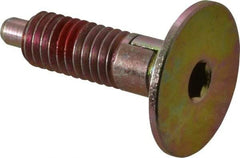 Gibraltar - 3/8-16, 3/4" Thread Length, 0.185" Max Plunger Diam, 1 Lb Init to 8 Lb Final End Force, Locking Knob Handle Plunger - Countersunk Knob, 0.22" Plunger Projection - USA Tool & Supply