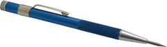 Made in USA - 5-1/2" OAL Nonretractable Pocket Scriber - Aluminum with Hardened Steel Point - USA Tool & Supply