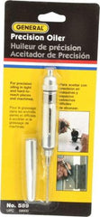 General - Spout, Precision-Needle Oiler - 2-1/4" Long Needle, Aluminum Body - USA Tool & Supply