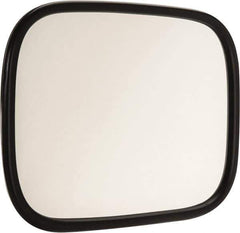 Value Collection - 7" Long to 5" Wide Automotive Universal OEM Replacement Mirror Head with L Bracket - Stainless Steel - USA Tool & Supply