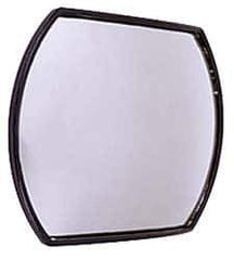 Value Collection - 5-1/2" Long to 4" Wide Automotive Convex Mirror - Stainless Steel - USA Tool & Supply