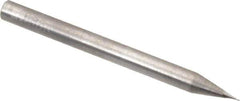 RobbJack - 0.011", 0.0165" LOC, 1/8" Shank Diam, 1-1/2" OAL, 2 Flute, Solid Carbide Square End Mill - Single End, Uncoated, Spiral Flute, 30° Helix, Centercutting, Right Hand Cut, Right Hand Flute, Series SS-2 - USA Tool & Supply