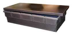 Bayhead Products - 38.5" Long x 18" Wide x 2" High Gray Lid - For Use with BC3616-L - USA Tool & Supply
