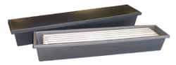 Bayhead Products - 64.5" Long x 12" Wide x 1" High Gray Lid - For Use with KW2 - USA Tool & Supply