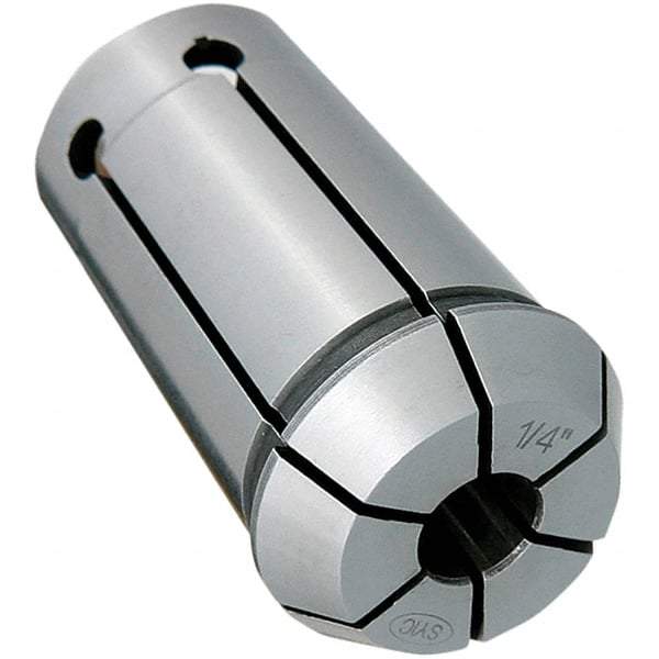 Techniks - SYOZ25 1" Single Angle Collet - 0.0004" TIR, 2.047" OAL, 1.38" Overall Diam - Exact Industrial Supply