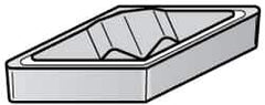 Kennametal - VBMR221, KT315 Grade Cermet Profiling Insert - TiN/TiCN/TiN Finish, 35° Incl Angle, Diamond, 0.4358" Side Length, 1/8" Thick, 1/64" Corner Radius, 1/4" Inscribed Circle - USA Tool & Supply