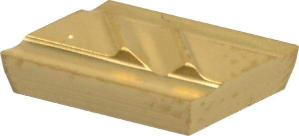 Kennametal - NPR508, KC730 Grade Carbide Profiling Insert - TiN Finish, 55° Incl Angle, Parallelogram, 0.4567" Side Length, 1/8" Thick, 0.2mm Corner Radius - USA Tool & Supply