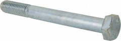 Value Collection - M12x1.75mm Metric Coarse, 110mm Length Under Head Hex Head Cap Screw - Partially Threaded, Grade 8.8 Steel, Zinc-Plated Finish, 19mm Hex - USA Tool & Supply