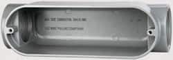Cooper Crouse-Hinds - 1 Gang, (2) 2" Knockouts, Aluminum Rectangle Outlet Body - 10.71" Overall Height x 3.1" Overall Width x 3.41" Overall Depth - USA Tool & Supply