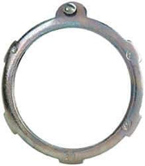 Cooper Crouse-Hinds - 2" Trade, Steel Threaded Rigid/Intermediate (IMC) Conduit Locknut - Noninsulated - USA Tool & Supply