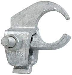 Cooper Crouse-Hinds - 1-1/4 Pipe, Iron, Electro Galvanized Conduit Clamp - USA Tool & Supply