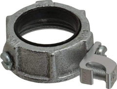 Cooper Crouse-Hinds - 1-1/4" Trade, Malleable Iron Threaded Rigid/Intermediate (IMC) Conduit Bushing - Partially Insulated - USA Tool & Supply