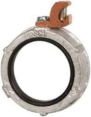 Cooper Crouse-Hinds - 2" Trade, Malleable Iron Threaded Rigid/Intermediate (IMC) Conduit Bushing - Partially Insulated - USA Tool & Supply