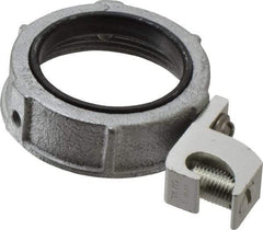 Cooper Crouse-Hinds - 2" Trade, Malleable Iron Threaded Rigid/Intermediate (IMC) Conduit Bushing - Partially Insulated - USA Tool & Supply