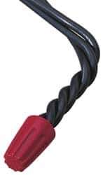 Ideal - 2, 14 to 4, 12 AWG, 600 Volt, Flame Retardant, Standard Twist on Wire Connector - Red, 221°F - USA Tool & Supply