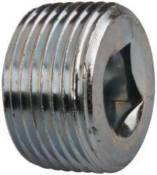 Cooper Crouse-Hinds - 1" Trade, Cast Iron Threaded Rigid/Intermediate (IMC) Conduit Plug - Noninsulated - USA Tool & Supply