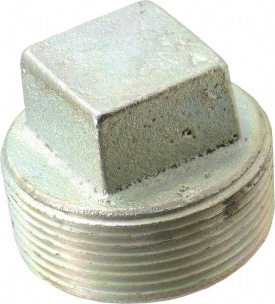 Cooper Crouse-Hinds - 1-1/2" Trade, Cast Iron Threaded Rigid/Intermediate (IMC) Conduit Plug - Noninsulated - USA Tool & Supply