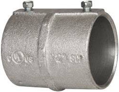 Cooper Crouse-Hinds - 2" Trade, Malleable Iron Set Screw Rigid/Intermediate (IMC) Conduit Coupling - Noninsulated - USA Tool & Supply