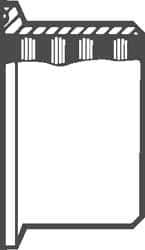 VNE - 2-1/2", Clamp Style, Sanitary Stainless Steel Pipe Recessless Ferrule (Expanding) - Tube OD Connection, Grade 304 - USA Tool & Supply