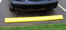Eagle - 72" Long x 8" Wide x 4" High, Parking Curb - Blue, High Density Polyethylene - USA Tool & Supply
