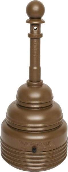 Eagle - 4 Gal Polyethylene Cigarette & Cigar Receptacle - 43-1/4" High - USA Tool & Supply