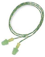 Howard Leight - Reusable, Corded, 27 dB, Flange Earplugs - Green, 100 Pairs - USA Tool & Supply