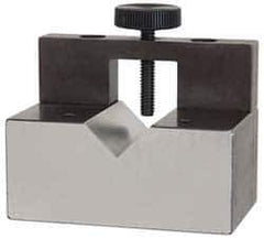 Harig - 1" Max Capacity, 90° Angle, V-Block - 4" Long x 3" Wide x 3" High, Sold as Individual - USA Tool & Supply