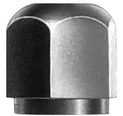 Gibraltar - 5/16-18" UNC, 5/8" Width Across Flats, Uncoated, Steel Acorn Nut - 5/8" Overall Height, Grade A# - USA Tool & Supply