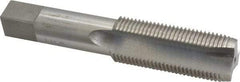 Interstate - 1-12 UNF, 3 Flute, Bright Finish, High Speed Steel Spiral Point Tap - Plug Chamfer, Right Hand Thread, 5-1/8" OAL, 2-1/2" Thread Length, 3B Class of Fit - Exact Industrial Supply