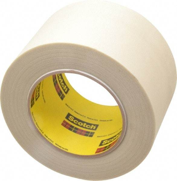 3M - 60 Yd Long x 3" Wide, Series 361, White Silicone Glass Cloth Tape - 7.5 mil Thick, 182 Lb/In Tensile Strength - USA Tool & Supply