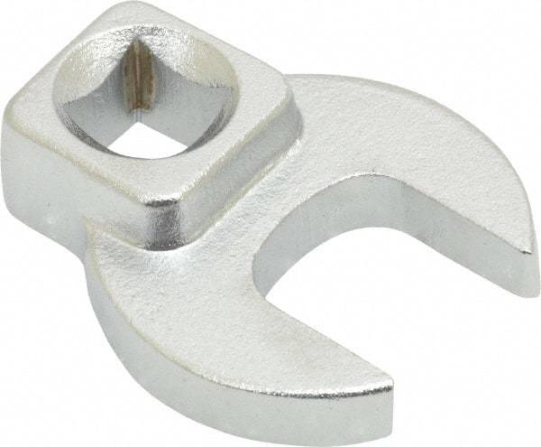 Blackhawk by Proto - 16mm 3/8" Drive Satin Open End Crowfoot Wrench - 1.6" OAL - USA Tool & Supply