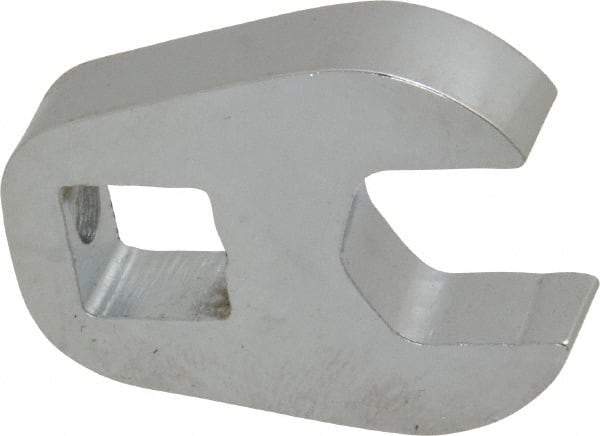Proto - 1/2" 3/8" Drive Chrome Open End Crowfoot Wrench - 1.1" Head Diam x 1/4" Head Thickness - USA Tool & Supply