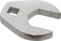 Proto - 1" 3/8" Drive Chrome Open End Crowfoot Wrench - 2.04" Head Diam x 0.38" Head Thickness - USA Tool & Supply