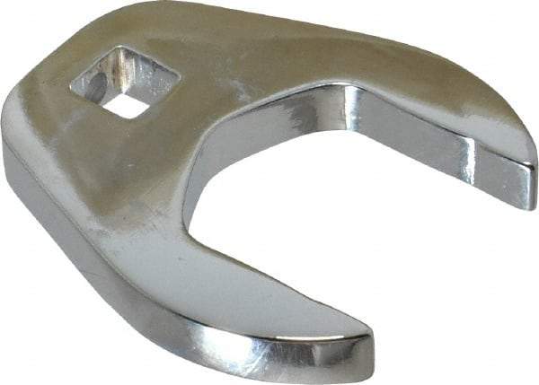 Proto - 1-1/4" 3/8" Drive Chrome Open End Crowfoot Wrench - 2.156" Head Diam x 0.38" Head Thickness - USA Tool & Supply