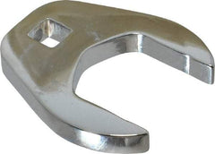Proto - 1-1/4" 3/8" Drive Chrome Open End Crowfoot Wrench - 2.156" Head Diam x 0.38" Head Thickness - USA Tool & Supply