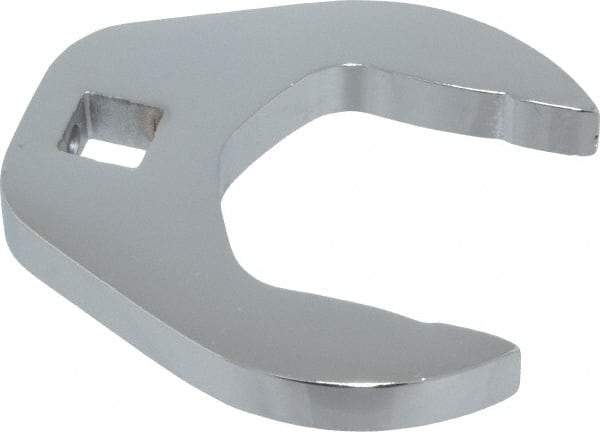 Proto - 1-3/8" 3/8" Drive Chrome Open End Crowfoot Wrench - 2.4" Head Diam x 0.38" Head Thickness - USA Tool & Supply