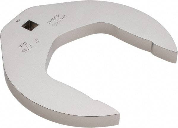 Proto - 2-7/8" 3/8" Drive Chrome Open End Crowfoot Wrench - 5.09" Head Diam x 1/2" Head Thickness - USA Tool & Supply