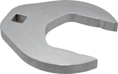 Proto - 2-1/4" 1/2" Drive Chrome Open End Crowfoot Wrench - 4-7/32" Head Diam x 1/2" Head Thickness - USA Tool & Supply