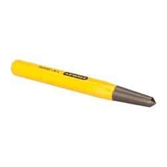 Stanley - 1/4" Center Punch - 4" OAL, Tempered Steel - USA Tool & Supply