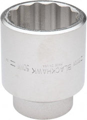 Blackhawk by Proto - 3/4" Drive, Standard Hand Socket - 12 Points, 3-3/32" OAL, Alloy Steel, Black Finish - USA Tool & Supply