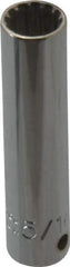 Proto - 1/4" Drive, 5/16" Socket, Spline Socket - 12 Points, 2" OAL - USA Tool & Supply