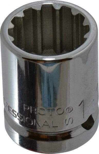 Proto - 3/4" Drive, 1-1/16" Socket, Spline Socket - 12 Points, 1-31/32" OAL - USA Tool & Supply