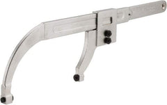 Facom - 0" to 7-7/8" Capacity, Satin Chrome Finish, Pin Spanner Wrench - 20-3/4" OAL, 6mm Hook Pin Height - USA Tool & Supply