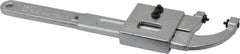 Facom - 0" to 1-31/32" Capacity, Satin Chrome Finish, Pin Spanner Wrench - 8-15/32" OAL, 2.5mm Hook Pin Height - USA Tool & Supply