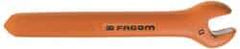 Facom - 21mm Open End Wrench - 7-9/32" OAL, Single End, Insulating Elastomer Finish - USA Tool & Supply