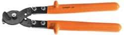 Facom - 18-1/2" OAL, 32mm Capacity, 2-23/64" Jaw Length x 2-3/4" Jaw Width, Insulated Cable Cutter Pliers - Round/Center Cut Head, Cushion Handles - USA Tool & Supply